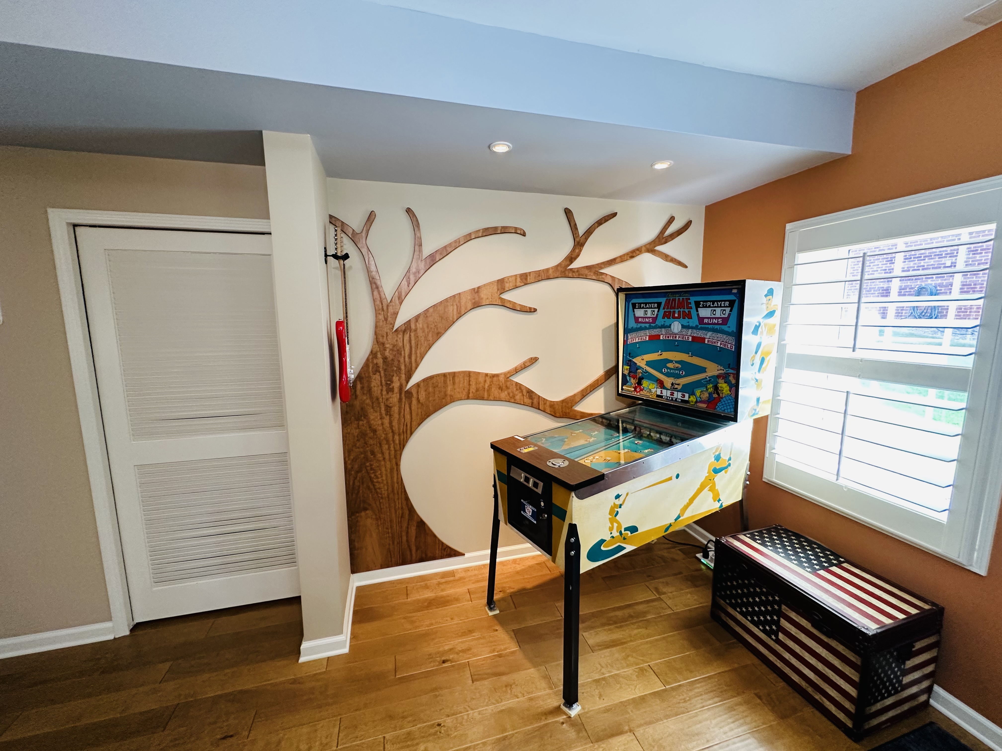 Rec Room — Tree Mural Wall