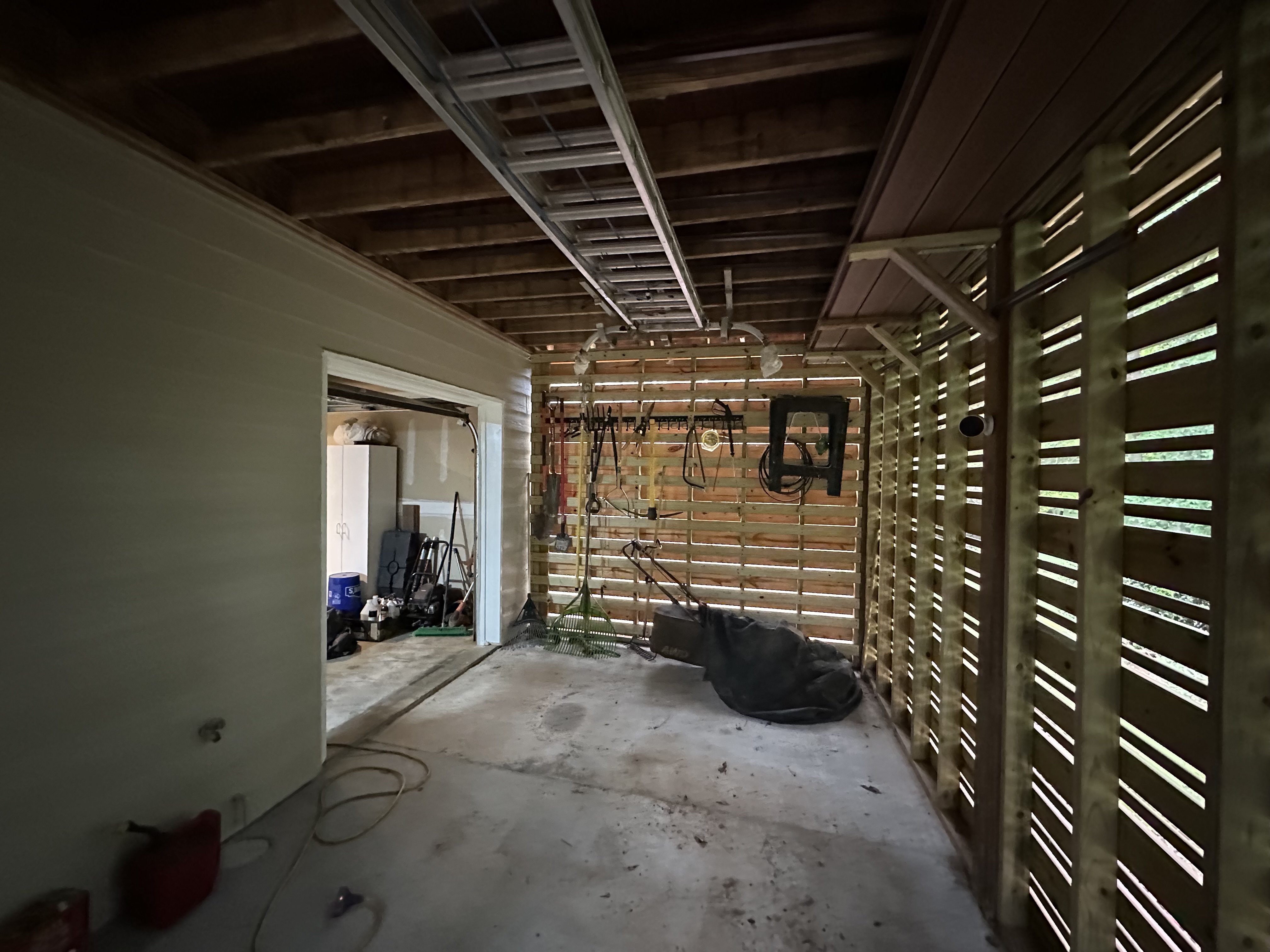 Golf Cart Parking — Interior Depth