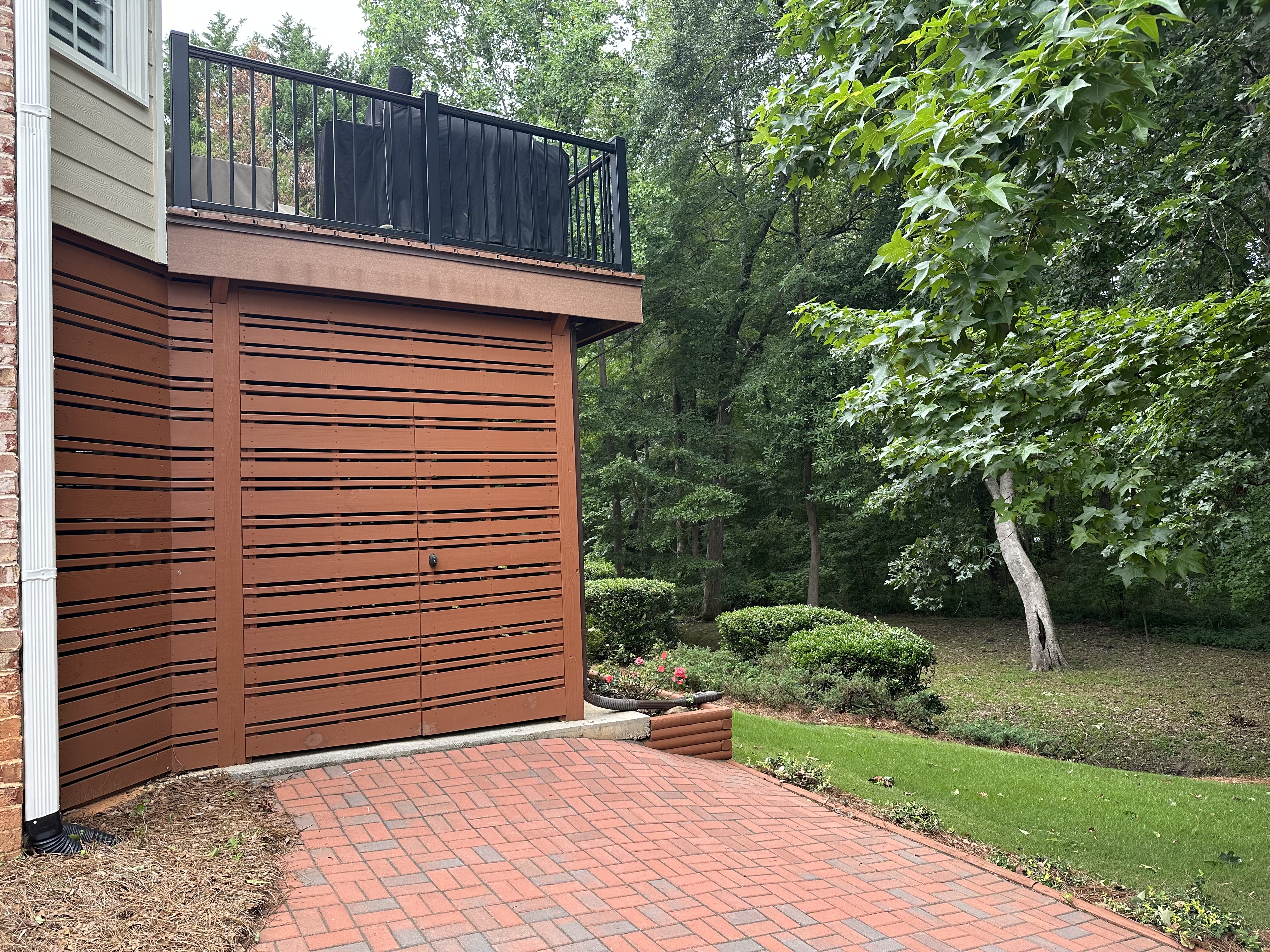 Golf Cart Parking — Enclosed Under Deck