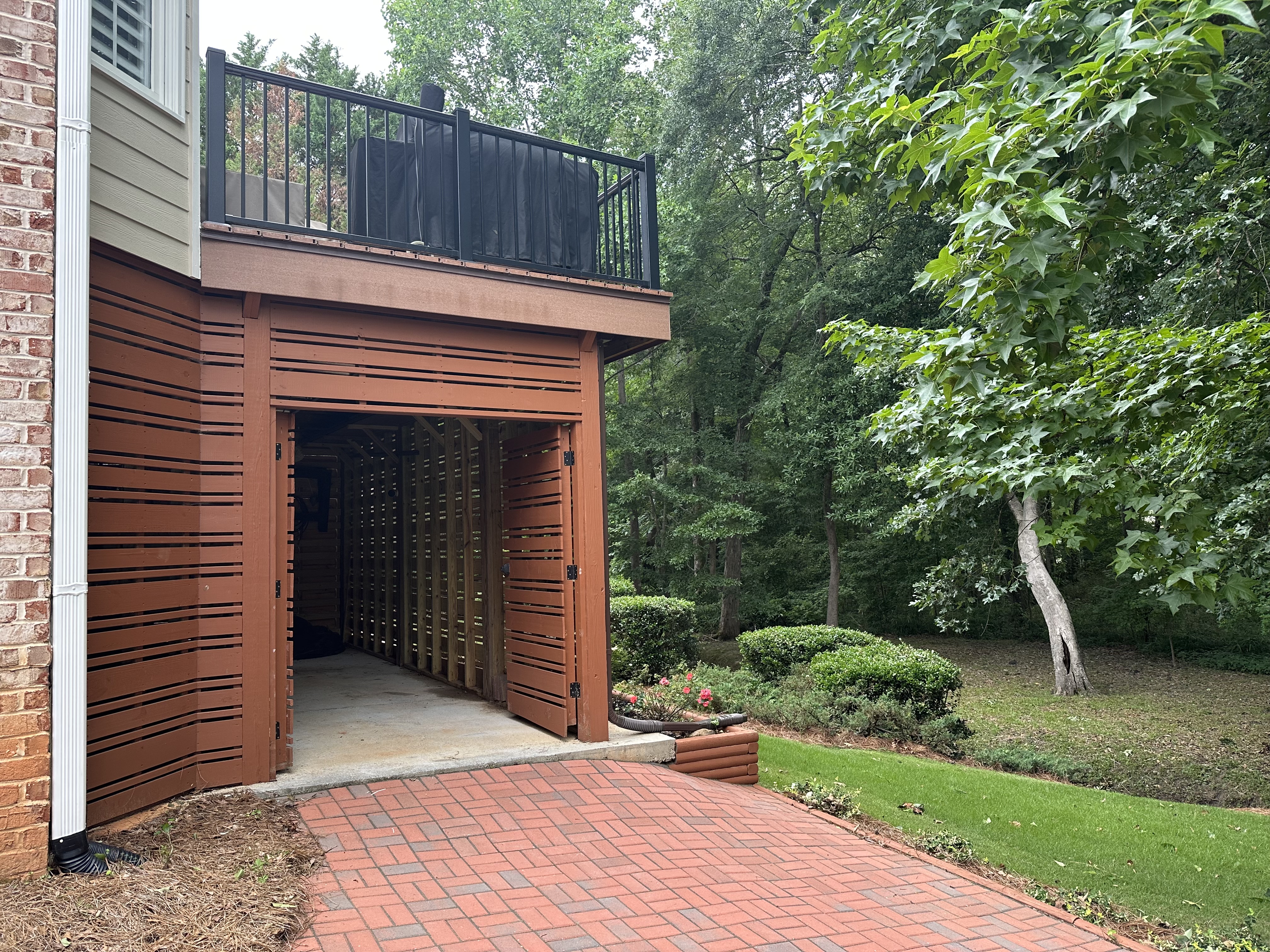 Golf Cart Parking — Doors Open