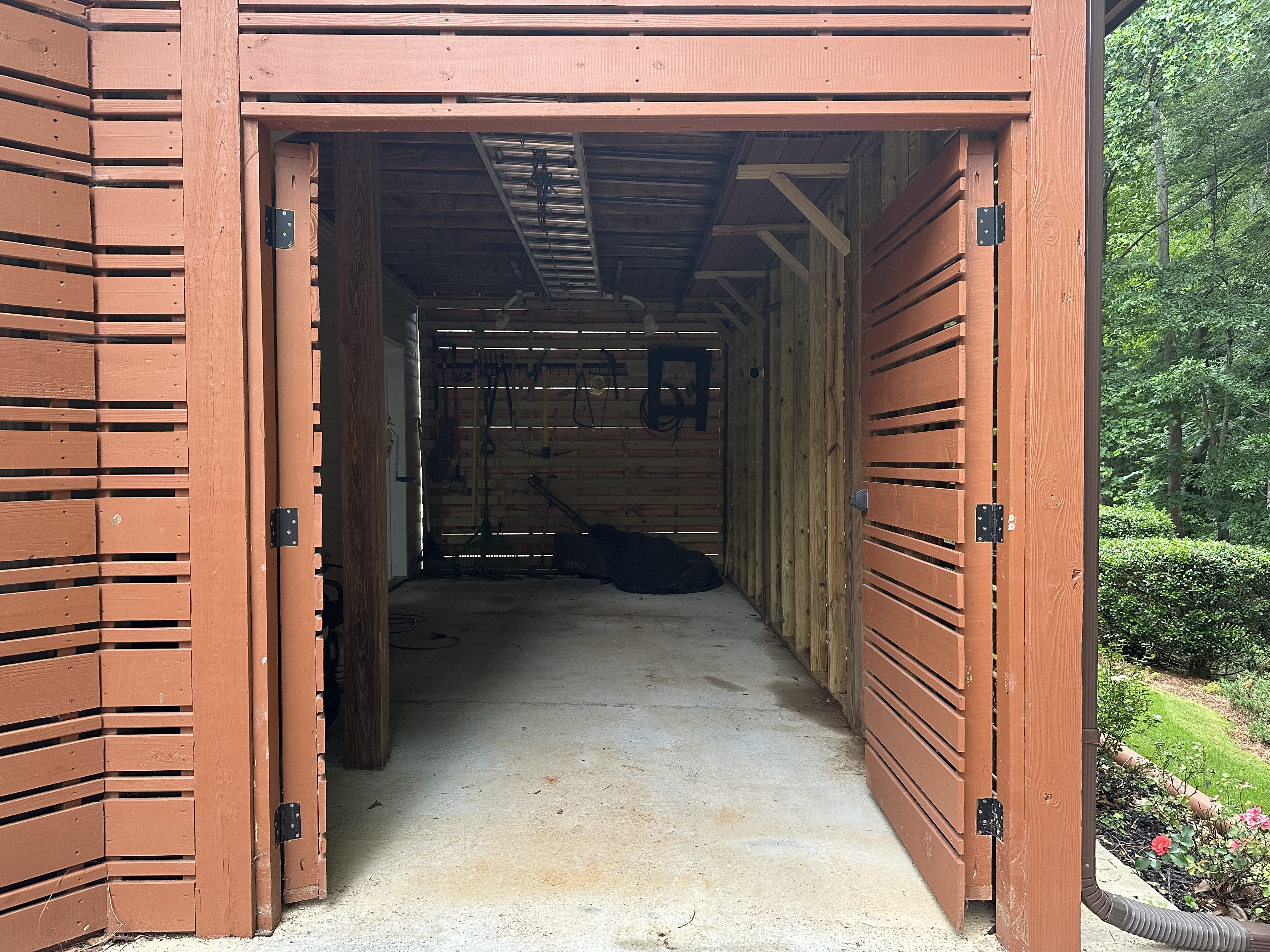Golf Cart Parking — Interior View