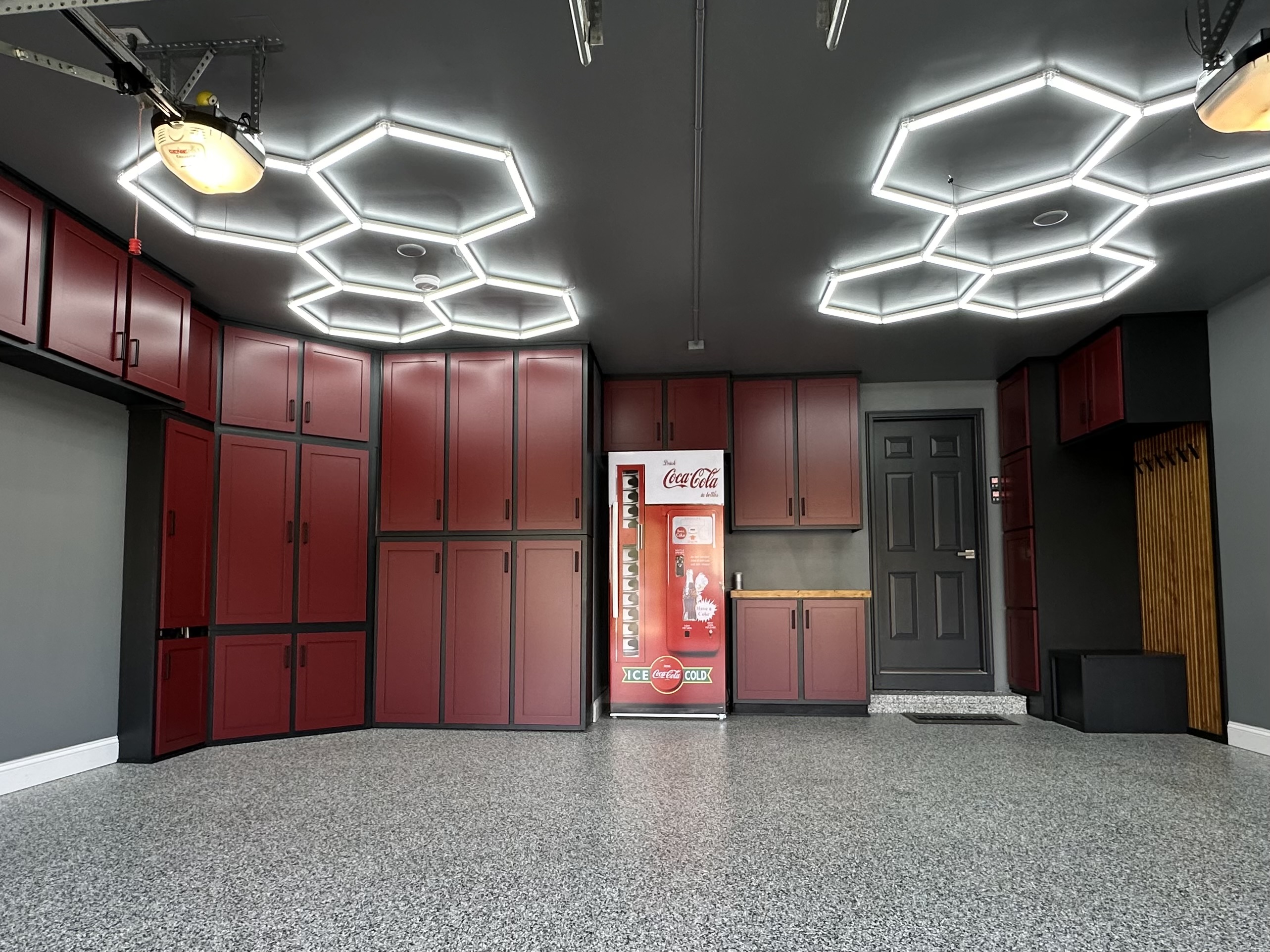 Garage — Custom Cabinetry & LED Lighting