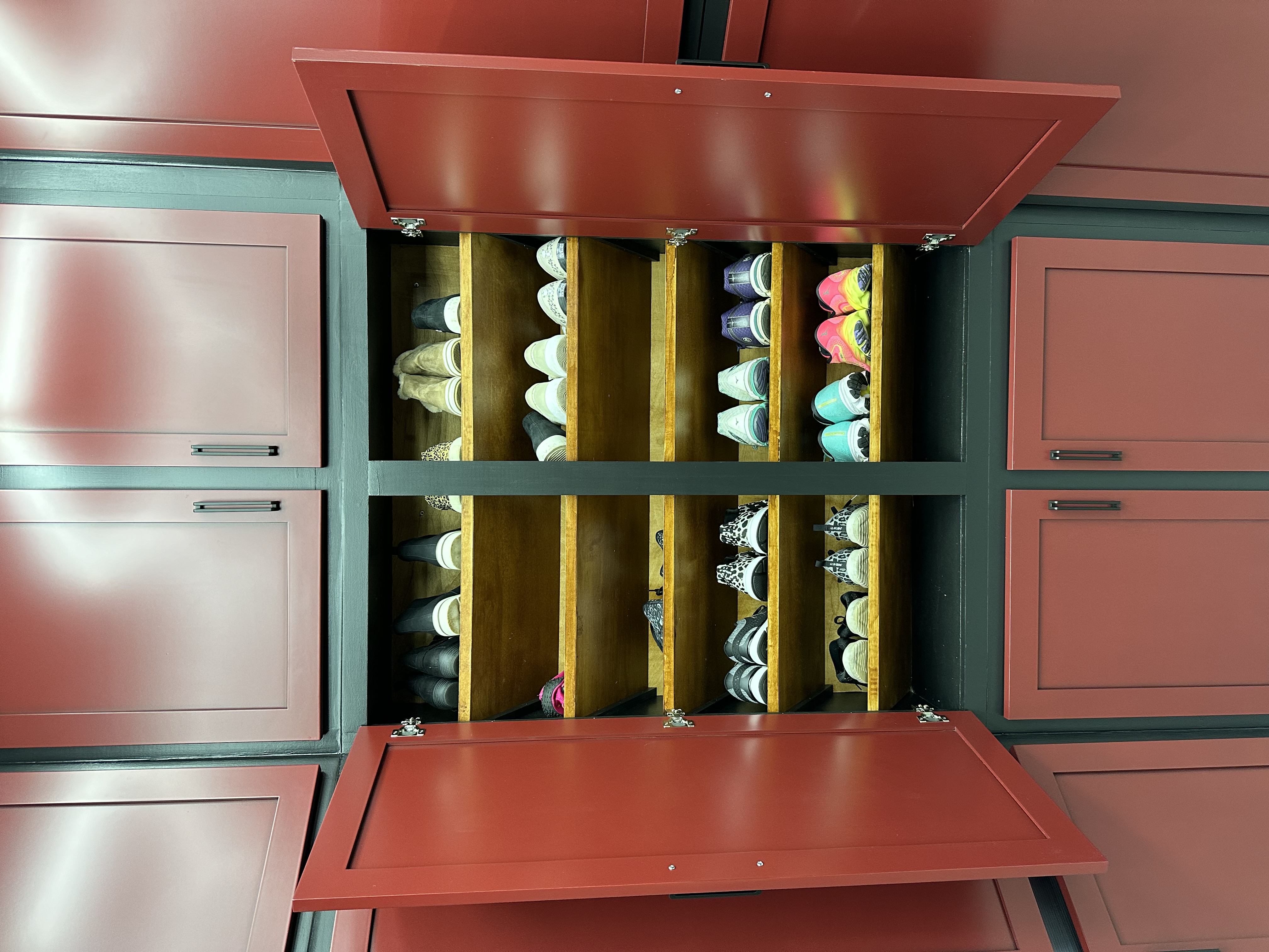Garage — Built-In Shoe Storage